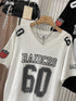 Basic Number Print Oversize T-Shirts